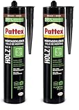 Pattex Montage Holz, starker Montagekleber für Holz und Holzwerkstoffe, wetterbeständiger Baukleber für alle Materialien*, elastischer Holzkleber für innen und außen**, 1x420g Kartusche