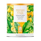 NATURTREU® Morgenritual Stoffwechseldrink * - Wakeup Shake mit Zitrone, Apfelessig, Limonen, Ingwer Shot & Vitamin C - 150g Getränkepulver für Morgen Routine - Einfach mehr trinken