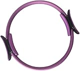 KEMTAT Pilates-Ring, Fitnessring, magischer Übungskreis, mit Doppelgriff, Widerstandskreis für Zuhause, Oberschenkeltraining, Fitness-Training, Yoga-Zubehör (lila)