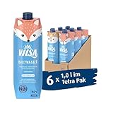 VILSA Babywasser Naturelle Bio, 6 x 1,00 l Tetra Pak