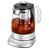 ProfiCook PC-WKS 1167 G, WIFI-gesteuerter 2in1 Tee- und Wasserkocher, kostenlose App, programmierbare Temperaturregelung, Glas-/Edelstahlgehäuse, 1.5 Liter