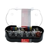 H4 Profi-Ersatzlampen-Kasten 'longlife'. 30-teiliges Set von Kfz-Lampen und Sicherungen, Schwarz