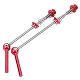Leichter Mountainbike-Radsatz, Schnellspanner, robuste Legierung, Spießhebel, 105 mm vorne/145 mm hinten, 4 Farboptionen für Radfahrer, Rot