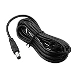 Fpbiagoq DC 5,5 x 2,1 mm Netz-Verlängerungskabel für CCTV-Kamera-Router, LED-Streifen, OFC-Leiterkabel, 1/2/3/5/8/10 Meter Länge