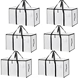 Mesiria 2 Pack Clear Clothes Storage Bags Water Resistant Thickened Storage Bag, 91L Large Foldable Packing Boxes Wardrobe Organizer Moving Bags for Bedding Clothes Blanket Duvet Toys (2, 91L)