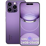 OUKITEL P1 Smartphone Ohne Vertrag - 24GB+256GB Handy Ohne Vertrag Android 14, 6.7 Zoll AMOLED Display Simlockfreie Handys 5150mAh, 50MP+32MP Kamera,GPS,NFC,Violett