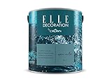 Crown ELLE DECORATION Open Water No. 217, 2,5 L, extra-matte Premium Wandfarbe für Innen, für Wände und Holz, hohe Deckkraft, Innenfarbe,mittlerer Aqua-Ton
