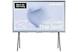 Samsung QLED The Serif 50 Zoll Fernseher (GQ50LS01BHUXZG, Deutsches Modell), Ikonisches Design, mattes Display, abnehmbare Standfüße, Smart TV [2023]