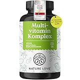 Multivitamin Komplex – 180 vegane Kapseln – Vitamine A-Z & Mineralstoffe – mit Grünteeextrakt und Citrus-Bioflavonoiden – hochdosiert und mit Bioaktiv-Formen – laborgeprüft, ohne unnötige Zusätze