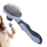 Dayysiuy Bürste Für Hunde,Massagekamm Für Katzenfell - Hundehaarbürste,Für Welpen Mittelgroße Und Große Rassen Baden Duschen Mit Shampoo Reiniger Zuhause Und