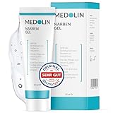 Medolin® Narbengel - Narbensalbe für schöne Haut - Einfache Anwendung - Narbencreme mit Dermatest-Siegel - kosmetische Narbenpflege - 20 ml