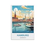 NAEGV 5D-Diamant-Kunst-Sets für Erwachsene, Hamburg, Deutschland, Diamant-Kunst-Sets für Erwachsene, Diamant-Mal-Sets, 5D-Diamant-Kunst-Sets für die Heimdekoration, 40 x 50 cm