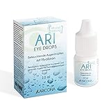 ARI EYE DROPS Augentropfen - 10ml Hyaluron Augentropfen gegen trockene Augen - feuchtigkeitsspendend und beruhigend