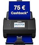 Epson WorkForce ES-580W Scanner, Dokumentenscanner (scannt ohne PC, 35 Seiten bzw. 70 Bildern pro Minute, bis DIN A4, beidseitiger Scan in einem Durchgang, automatische Ausrichtung) One size