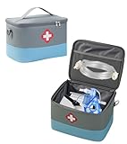 T TAKONE Medikamententasche Für Inhalatoren – Großes Fassungsvermögen, Praktisches Design, Ideal Für Pari Boy Zubehör, Reise, Büro Und Zuhause (grau)