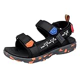 Generisch Kinder Sandalen Junge,Blitzangebote Des Tages,Sandalen Jungen Kinder Outdoorschuhe Barfuss Trekkingsandalen Breite Füße Peeptoes Wassersandalen Schwarz 36 Sale Angebote