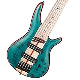 Ibanez SR1426B Premium Caribbean Green Low Gloss 6-String Electric Bass Guitar with Gig Bag