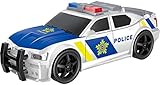 Diakakis Luna Polizei Streifenwagen City Rescue Fahrzeug weiß/blau mit Licht/Soundeffekt