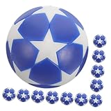 Kisangel 12 Stück Fußballzubehör Tischfußballbälle Tischfußballbälle Tischfußballbälle Mesa Schreibtisch Tischfußballersatz Fußballspiel Tischfußballspiel Tischzubehör Tischfußballbälle