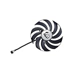 WLWOZMD Grafikkartenkühlung PLD10010S12HH 95MM 4PIN RTX3060 Ti GPU Fan Für MSI für Radeon RX 6700 XT für Gaming X für GeForce RTX 3060(Right Fan)