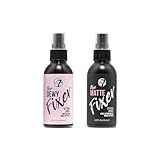 W7 The Fixer Duo - Make-up Fixierspray 2-teiliges Set - taufrische und matte Finishes zum Fixieren von professionellem Makeup