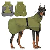 WUFANC Hundemantel Wasserdicht - Reflektierende Hundejacke mit Verstellbarem Verschluss für alle Jahreszeiten - Komfortabler Schutz für Ihren Hund bei Indoor Outdoor Aktivitäten