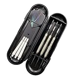 YIZITU Dartpfeil-Set, professionelle Stahlspitze, Aluminiumschaft, Stahlspitzen, Set für Dartscheiben-Zubehör, 3 Stück