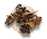 Warnicks Tierfutter - 1 KG Rinderdörrfleisch Abschnitte - Schlundfleisch - Dörrfleisch - 1 x 1000g - Rinderschlund für Erwachsene Hunde - Medium - 1000 Gramm