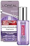 L'Oréal Paris Augenserum für Frauen: sorgt für eine aufgepolsterte Augenpartie und weniger dunkle Augenringemit 2,5% [Hyaluronsäure+Koffein], Revitalift Filler, 1x 20ml