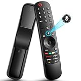 Ersatz für LG Magic Fernbedienung mit Sprach und Air Maus Funktion für 2017-2023 LG Smart TV，AN-MR20GA MR19BA MR18BA MR650A MR21GA/GC MR22GA/GN Magic Fernbedienung Kompatibel für LG UHD OLED QNED Nano