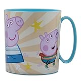 Stor Tasse Micro 350 ml Peppa Pig Kindness Counts, Kunststoff, bunt, 8 cm