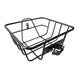 Korb Für Fahrrad - Große Metall Abnehmbare Halterungen,Fahrrad Vorder Gepäckträger | für das Pendeln zur Arbeit tägliches Fahrradfahren Outdoor-Abenteuer Reisen Bergsport Angeln Gartenarbeit Camping