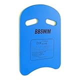 Kinder Schwimmbrett, Schwimmbrett Kickboard für Kinder und Erwachsene, Trainingsausrüstung PE Schaumstoff Schwimm Board mit Griffen, Cartoon Muster Schwimmbrettfür Schwimmübungen & Training (Blau)