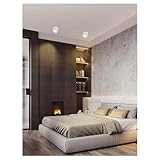 OISE ART STORE Trade Shop LED-Einbaustrahler, schwenkbar, 7 W, natürliches Licht, kalt, warmweiß, F-7w-b, Warmweiß