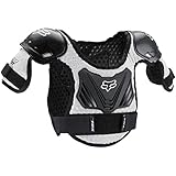 Fox Racing - Peewee Titan Roost Deflector, Motocross Guards, Black/Silver, S/M