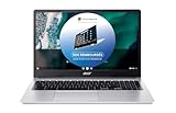 Acer Chromebook 315 CB315-4HT-C5B3, Ordinateur Portable Tactile 15,6'' Full HD IPS, PC Portable (Intel Celeron N4500, RAM 4 Go, 128 Go eMMC, UHD Graphics, Chrome OS), Laptop Gris, Clavier AZERTY