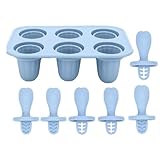 Ice Pop Molds, Pop Maker, Bpa‑free Food‑grade Reusable Sticks Drip Guards Non‑stick Dishwasher‑safe Leak‑proof Lid, Silicone Moulds for Jelly Pudding Fruit Lollipop Dessert Maker