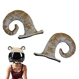 Dekorationen für Motorradhüte, Geweih für Motorradhüte | Sicherheitshut kleine Teufelshörner | Ochsenhorn Kopfbedeckung, edles Teufelshorn für