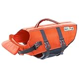 Kyjen 22019 Outward Hound Ripstop Quick Release Easy Fit Rettungsweste für Hunde, verstellbar, Größe S, orange