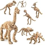 zalati Dinosaurier Fossil Skelett 12pcs Dinosaurier Fossil Spielzeug Figur Dino Knochen für DIY pädagogische Spielzeug Szenen Dekoration