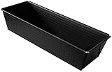 Zenker Kastenform 25 cm PURE, Königskuchenform mit Antihaftbeschichtung, hochwertige Backform (Farbe: schwarz), Menge: 1 Stück
