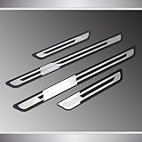 LBBQP 4-teilige Auto Edelstahl Einstiegsleisten Türschweller, für BMW 6 Series Gran Turismo (G32 LCI) 2020-2023 Styling Zubehör,A