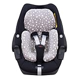 JYOKO Kids Bezug für Sitzverkleinerer kompatibel mit Maxi Cosi Pebble (White Star, Maxi Cosi Pebble 360)