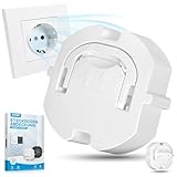 REDTRON Steckdosensicherung (20Stk.), Steckdosen Kindersicherung für Babys und Kinder, Steckdosenabdeckung, Steckdosenschutz Kindersicherung Weiß, M