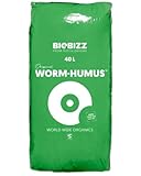 growkingz Biobizz Wurmhumus für Pflanzen, Growerde für Indoor Outdoor Pflanzen, Biobizz wormhumus 40 Liter mit gratis Düngeschema