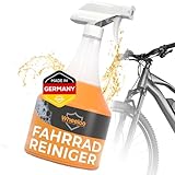 WHEELOO 1L Fahrradreiniger Ebike für alle Oberflächen & Kette I Made in Germany I Premium Reiniger für Fahrrad I Pflegemittel biologisch abbaubar I Fahrradpflege Sprühflasche