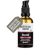 Bartöl (50ml) · BROOKLYN SOAP COMPANY · Beard Oil für Herren· Tägliche Bartpflege für einen weicherer Bart & weniger Jucken ✓