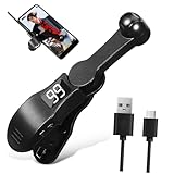 Holibanna Automatischer Phone Clicker mit USB Einstellbare Klickgeschwindigkeit und Speed Display Geräuschloser Bildschirm Clicker für Live Streaming Gaming und Vielseitige Nutzung Faltbar