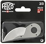 FELCO 2/3 Ersatzklinge für Gartenscheren FELCO 2, 4 und 11, gehärteter Stahl, einfache Montage, präziser Schnitt, Original Ersatzteil für Bypass-Scheren, Schweizer Qualität