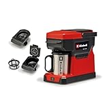 Einhell Akku-Kaffeemaschine TE-CF 18 Li-Solo Power X-Change (18 V, 240 ml Wasserbehälter, für Filterkaffee & Kaffeepads, Tragegriff, inkl. Kaffeetasse mit Deckel, ohne Akku)